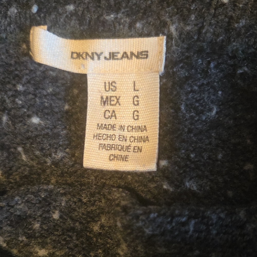 DKNY Dark Gray Turtleneck Sweater - Picture 7 of 7